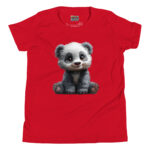 Panda Playtime T-Shirt - Adorable Monochrome Charm - Image 3