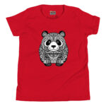 Playful Panda Zentangle T-Shirt - Bamboo Whimsy - Image 3