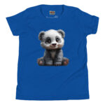 Panda Playtime T-Shirt - Adorable Monochrome Charm - Image 4