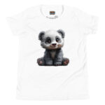 Panda Playtime T-Shirt - Adorable Monochrome Charm - Image 7