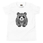 Playful Panda Zentangle T-Shirt - Bamboo Whimsy - Image 7