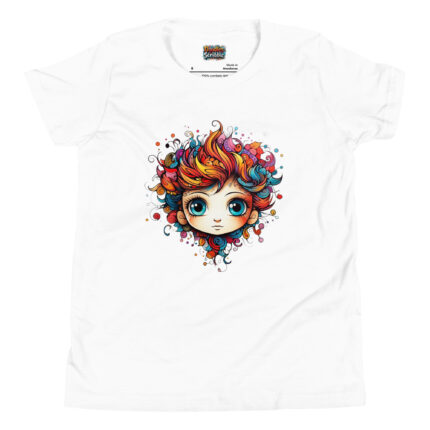 Whimsical Whorls T-Shirt - Spirited Hair Doodle