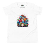 Whimsical Castle Doodle T-Shirt - A Fairytale Escape