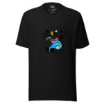 Colourful Cat Doodle Art T-Shirt - Image 2