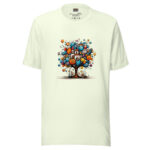 Whimsical Doodle Architecture T-Shirt - Imaginative Cityscape Sketch - Image 7