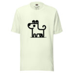 Happy Dog Doodle Art T-Shirt - Image 6