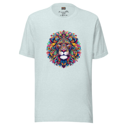 Psychedelic Lion T-Shirt - Regal Radiance