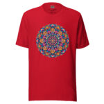 Psychedelic Mandala T-Shirt - A Kaleidoscope of Colours - Image 2