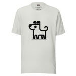 Happy Dog Doodle Art T-Shirt - Image 5