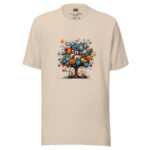 Whimsical Doodle Architecture T-Shirt - Imaginative Cityscape Sketch - Image 5
