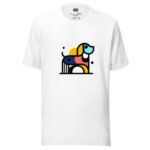 Adorable Dog Doodle Art T-Shirt - Image 7