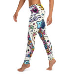 Artistic Adorable Cute Doodles Leggings for All Occasions - Image 3