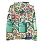 Butterfly Bliss Garden Doodles Hoodie Design - Image 2