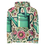 Butterfly Bliss Garden Doodles Hoodie Design - Image 3