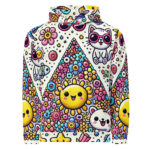 Cheerful Cute Doodles Hoodie for All Seasons