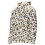 Playful Doodle Flower Graphic Hoodie - Image 2