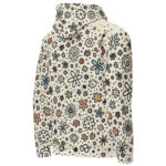 Playful Doodle Flower Graphic Hoodie - Image 4