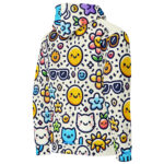Cheerful Cute Doodles Hoodie for Every Season - Image 4