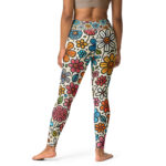 Floral Meadow Yoga Practice Leggings - Image 2