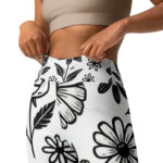 Yoga Flower Doodles Leggings - Image 4