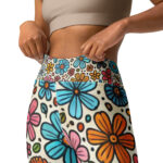 Floral Meadow Yoga Practice Leggings - Image 4