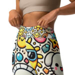 Yoga Leggings with Fun Cute Doodles - Image 4