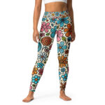 Floral Meadow Yoga Practice Leggings