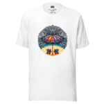 Colourful Beach Umbrella on Sandy Shore - Image 7