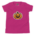 Smiling Pumpkin Doodle for Halloween T-Shirts - Image 5