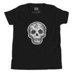 Scribbled Skull Design for Halloween T-Shirts