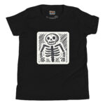 Scribbled Skeleton Design for Halloween T-Shirts - Image 2